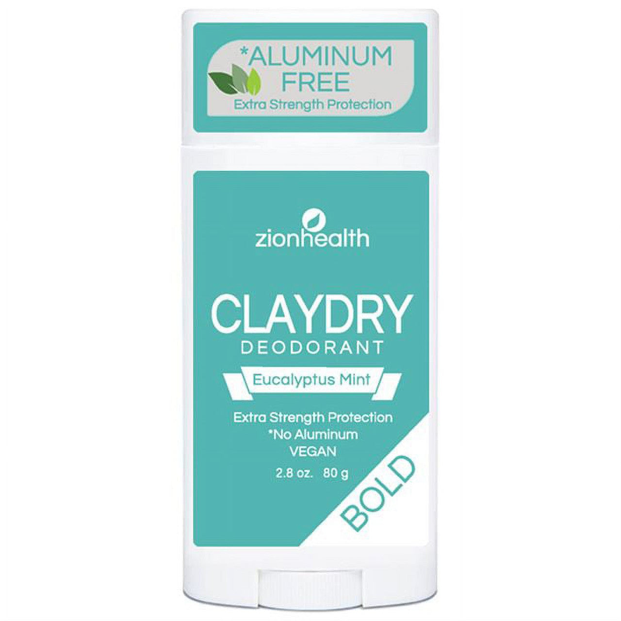 Clay Dry Bold Eucalyptus Mint Natural Deodorant, 2.8 Oz